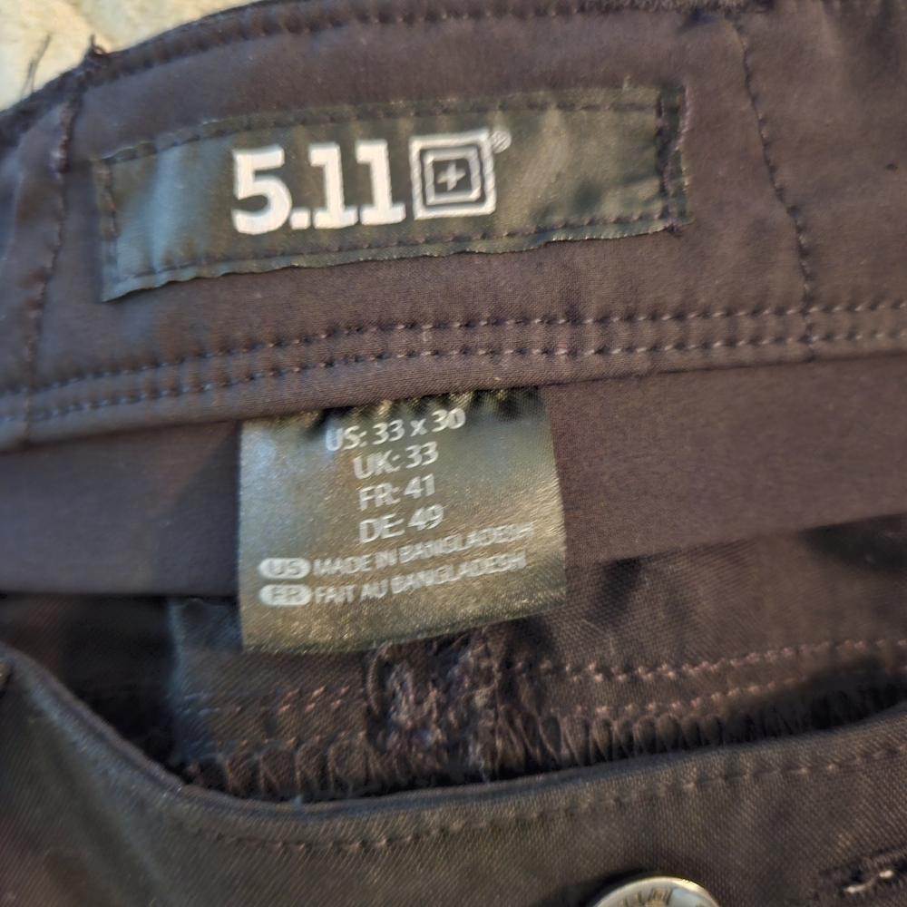 5.11 Tactical Black Pants